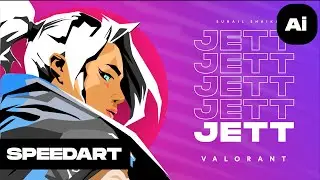 Vector Character Illustration Jett from Valorant | Suhail Shaikh |