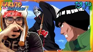 GUY VS A KISAME, - TEAM KAKASHI VS AN ITACHI | NARUTO SHIPPUDEN REACTION Episode 13 , 14