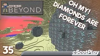FTB Beyond w/ cScot &ndash; Ep 35 : RFTools Dimensions &ndash; Diamond Dimension