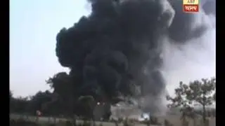 Massive fire at a oil godown in Golsi