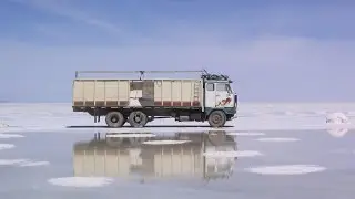 Volvo Trucks   at the world&acute;s largest salt desert in Uyuni, Bolivia