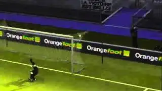 PES 2009 - l-action et le but que j-ai rev&eacute;