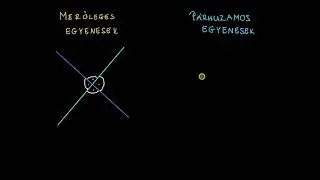 Párhuzamos és merőleges egyenesek – bevezető | Geometria és mérés | Matematika | Khan Academy magyar