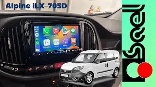 Fiat Dobl&ograve; 2020 - Autoradio Alpine iLX-705D CarPlay Installazione