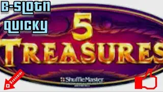 5 Treasures Slot machine picking bonus and free spins!