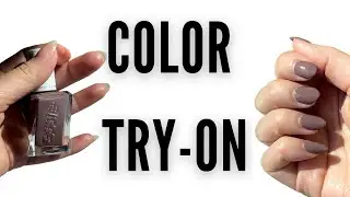 Essie Gel Couture Take Me To Thread Nail Polish Try-On Color Swatch