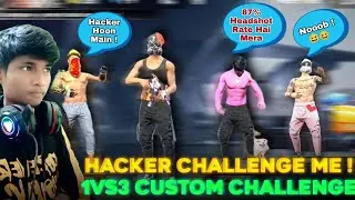 1 VS 3 CHALLENGE IN CUSTOM ? FREE FIRE CUSTOM ROOM CHALLENGE