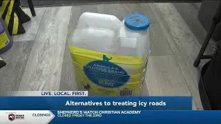 Wisconsin officials recommend sand, kitty litter for icy conditions
