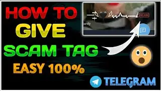 HOW TO GIVE SCAM TAG TO SOMEONE TELEGRAM ACCOUNT OR CHANNEL || SCAM TAG TRICK || MYSTERIOUS 6T9