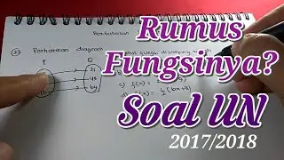 Mencari Rumus Fungsi dari Diagram | Soal UN 2017/2018
