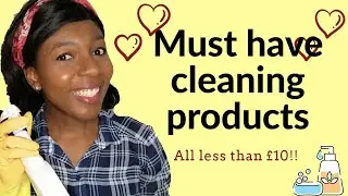 Must have cleaning products in the Uk 2021. My top 5 cleaning products