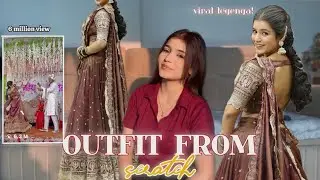 my viral video lehenga🤍 Ep 1 | outfit from scratch | Radhika Sawant | 6 million views
