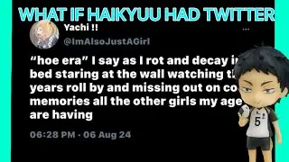 What if the Haikyuu Characters had Twitter? |  silly post | Haikyuu Texting | OPINE