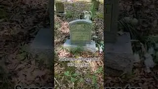 Lots of cleanup to be done here.  #taphophile #cemetery #grave #headstone #graveyard #cleanup
