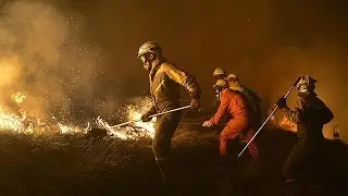 Spanish forest fires rage in Asturias region