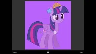 Remake about of painting to princess twilight sparkle as fanart design