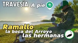 Travesia a pie #ramallo arroyo las hermanas#pescado #carretesdepesca #rioparan&aacute; #fishing