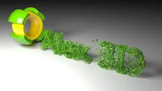 Blender 3D Animation - Space Age Text