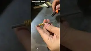 Making Cuban Ring 24k gold process #shorts #goldjewellery #ring #weddingring #gold
