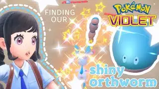 ♡ FINDING OUR BLUE WORM! SHINY ORTHWORM in Paldea! (Pokemon Violet) ♡
