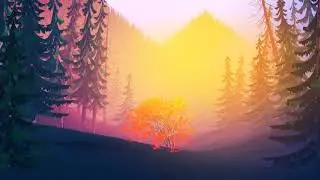 Stylized Forest (Blender EEVEE)