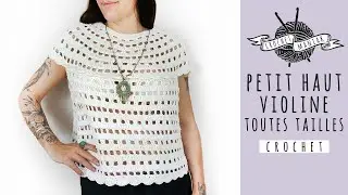 crochet petit haut top down facile et rapide toutes les tailles