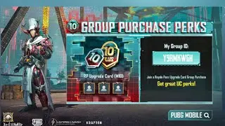 Purchase New M10 New Season Rp Upgrade Card | M10 Group Purchase Perks |Get 20 Free UC | PUBG MOBILE