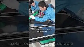 Solar roof tile integrate seamlessly into the design of your roof #solar #bipv #photovoltaic #pv