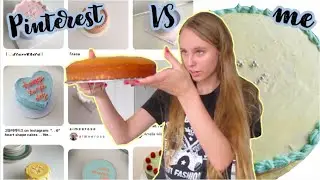 i tried to make a pinterest minimalist cake!