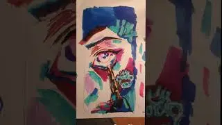 designing a new backround for my phone, arcane, jinx #artoninstagram