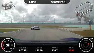 Porsche 718 GT4 Homestead Speedway 1:40.97 lap time