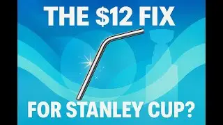 The $12 Fix For Your Stanley Cup Problems (Metal Straw Review)