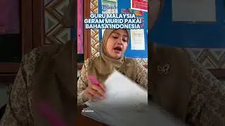VIRAL Video Guru Asal Malaysia Kesal, Muridnya Pakai Bahasa Indonesia saat Kerjakan PR