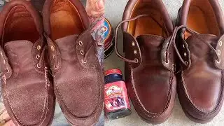 #/Leather shoes Cleaning trick #/ #usamazamirvlogs 
