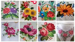 Most beautiful & stunning cross stitch ideas/ kurhai designs