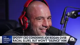 Spotify's CEO condemns Joe Rogan over racial slurs, but says he won't silence podcaster