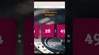How To Create Digital Clock Using Html  Css and Javascript | Create Dynamic Watch In javascript