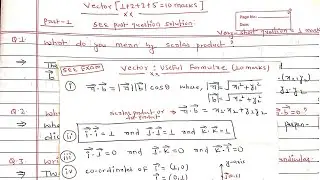 Vector || part 1|| Scalar product of vectors ||Trigonometry|| SEE || class 10||Full concept|| Arya