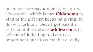 Mark Singer on the Question of Growing Up in Oklahoma