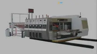 Auto flexo printer slotter die cutter machine china