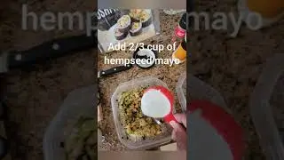 Chickpea Tuna with Hempseed Mayo!