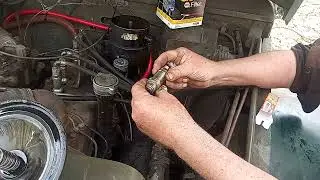 Dodge M37 spark plug converter