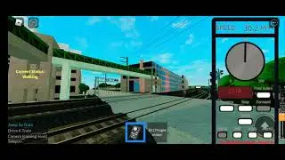 2 Brightline Passengers Race FEC OCS Train! (All Three Headed Westbound)