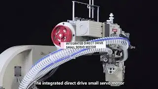 Direct Drive 4 Needle 6 Thread Feed-Off-Arm Flat-Seaming Sewing Machine
