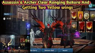 Darkness Rises assassin & archer clear ranging bakura and get two yellow wings |