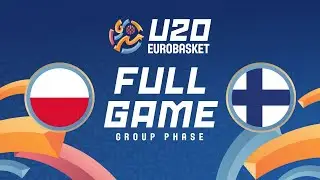 Group Phase | Poland v Finland | Full Basketball Game | FIBA U20 EuroBasket 2025