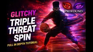 GLITCHY TRIPLE THREAT SPIN FULL IN DEPTH TUTORIAL🔥👁🔥😨
