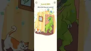 who did the cat catch level 389 (Delete one part game Dop game)#viral #shorts