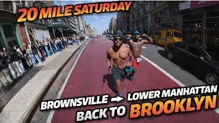 20 Mile Saturday Run 🏃🏾‍♂️ | NYC Streets Edition