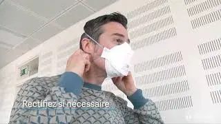 Utilisation correcte d'un masque FFP